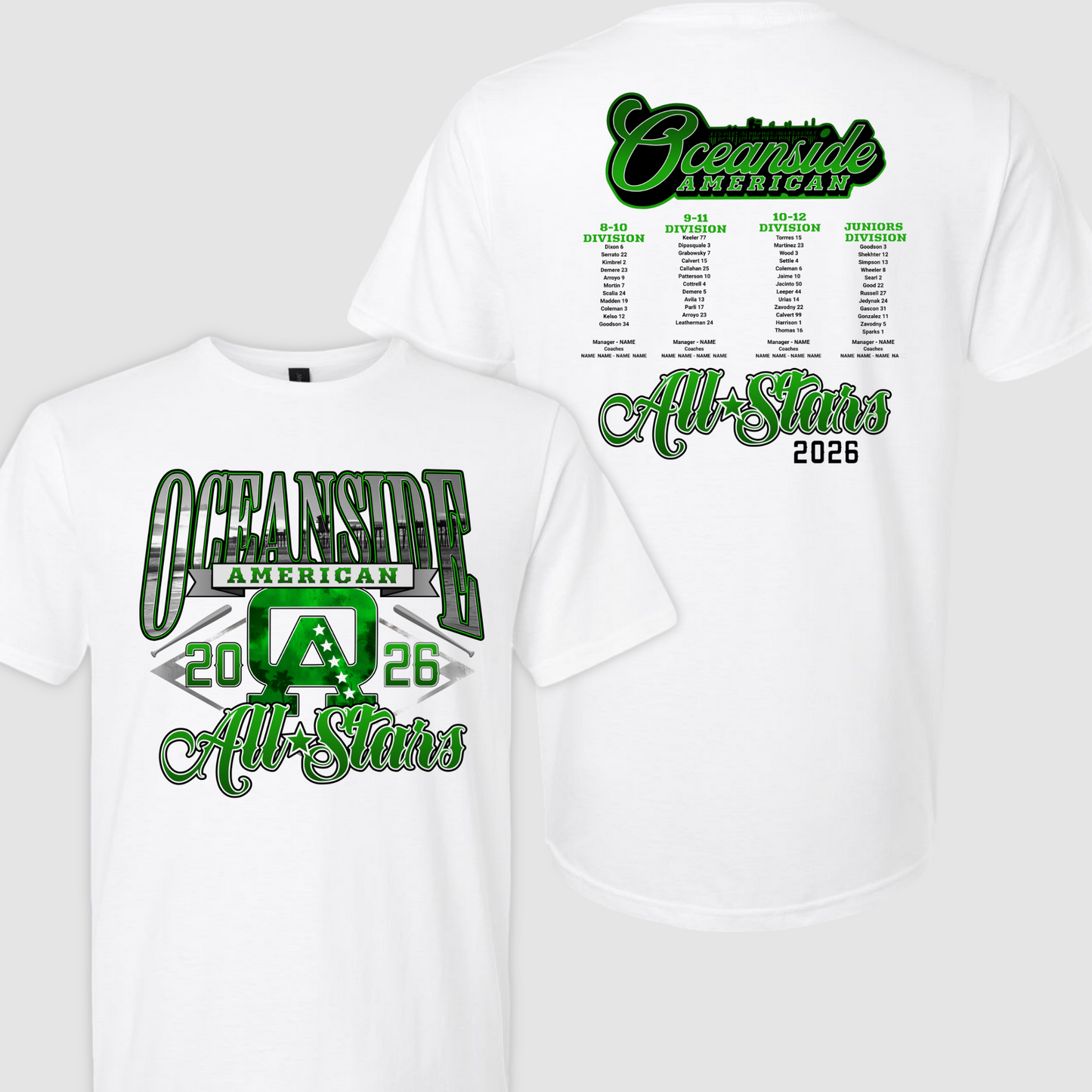 OALL 2026 ALL-STARS ROSTER Lightweight Tee