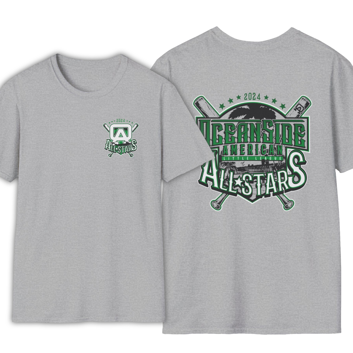 OALL 2024 All Stars Front & Back Softsyle Tee