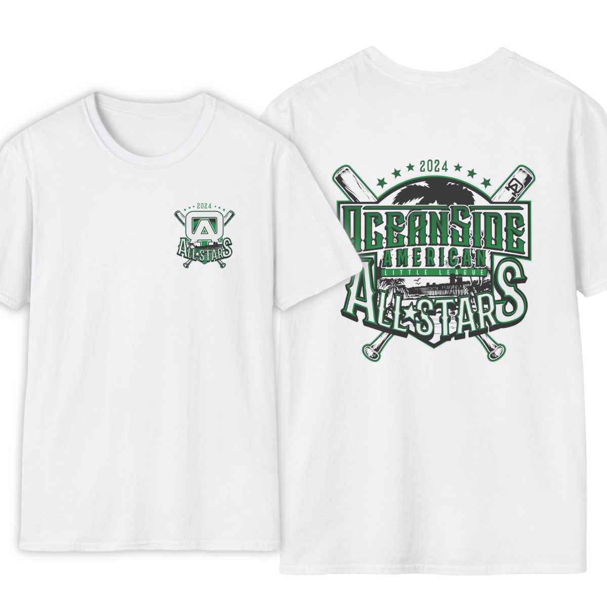 OALL 2024 All Stars Front & Back Softsyle Tee