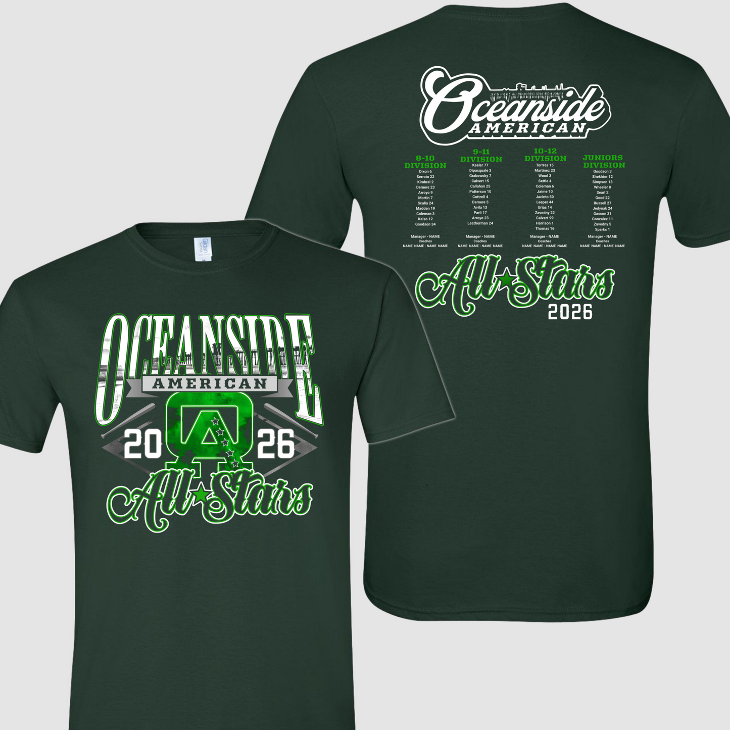OALL 2026 ALL-STARS ROSTER Lightweight Tee