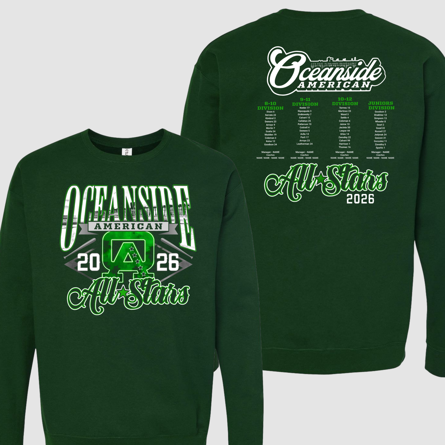 OALL 2026 ALL-STARS ROSTERS Crewneck