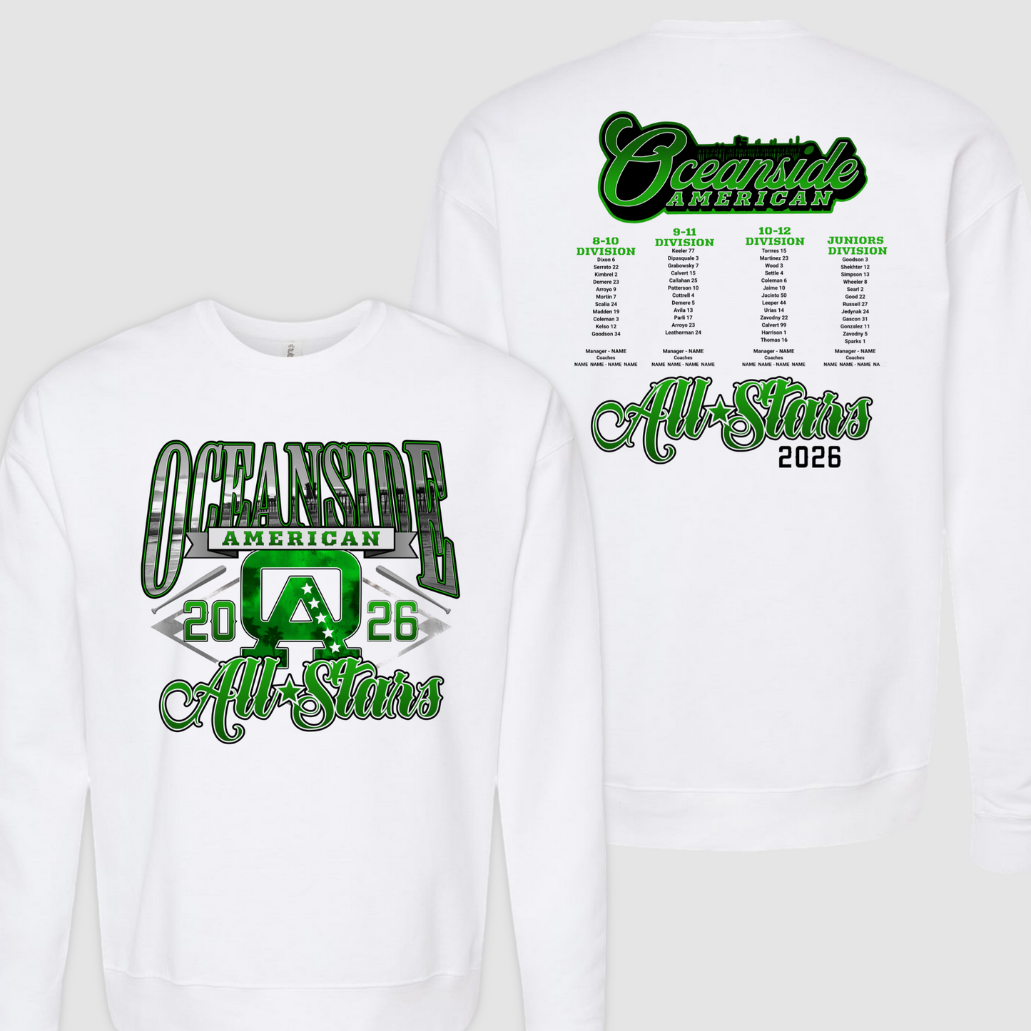 OALL 2026 ALL-STARS ROSTERS Crewneck
