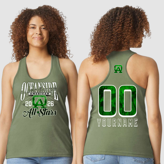 [CUSTOM] Women's OALL 2026 ALL-STARS Racerback Tank