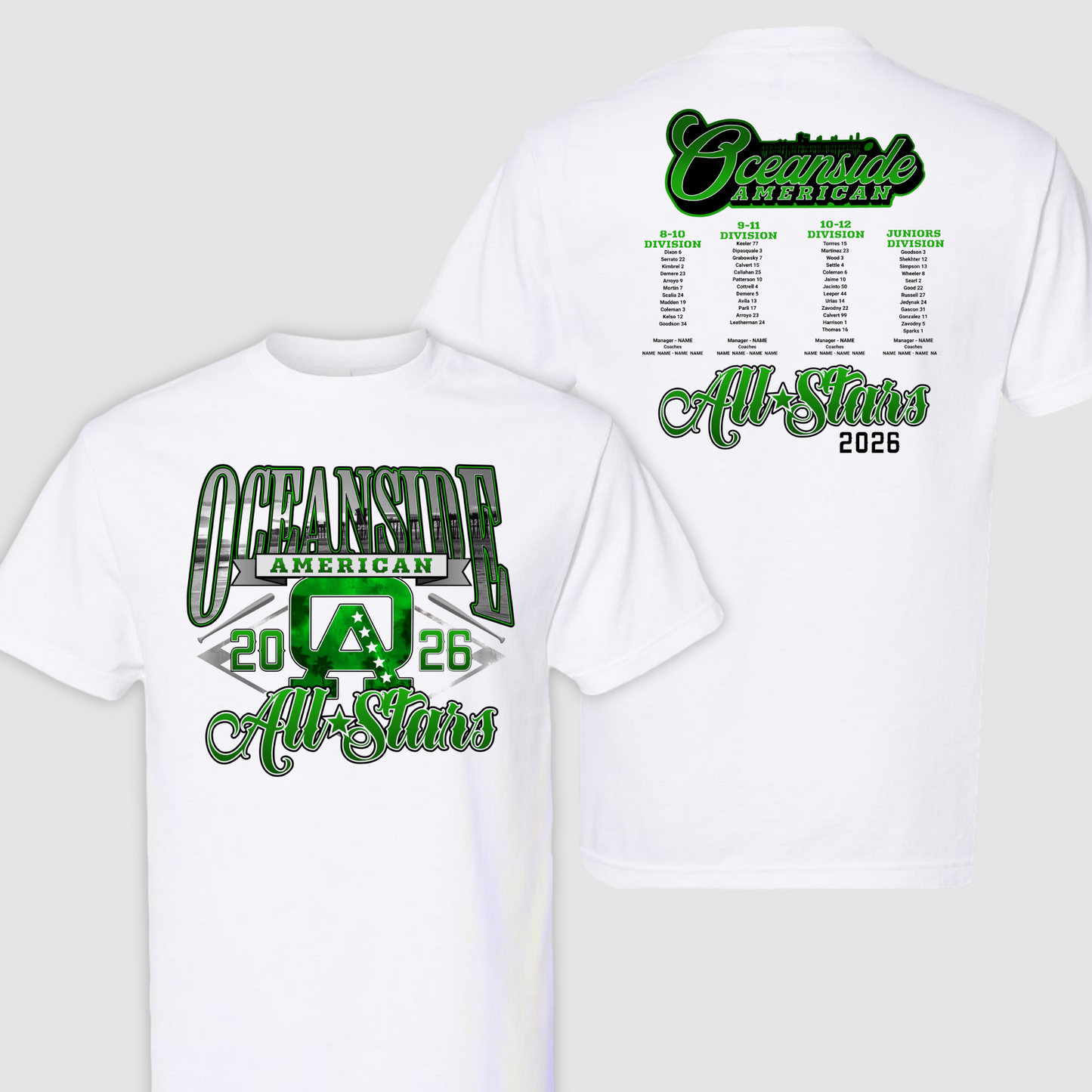 OALL 2026 ALL-STARS ROSTER Heavyweight Tee