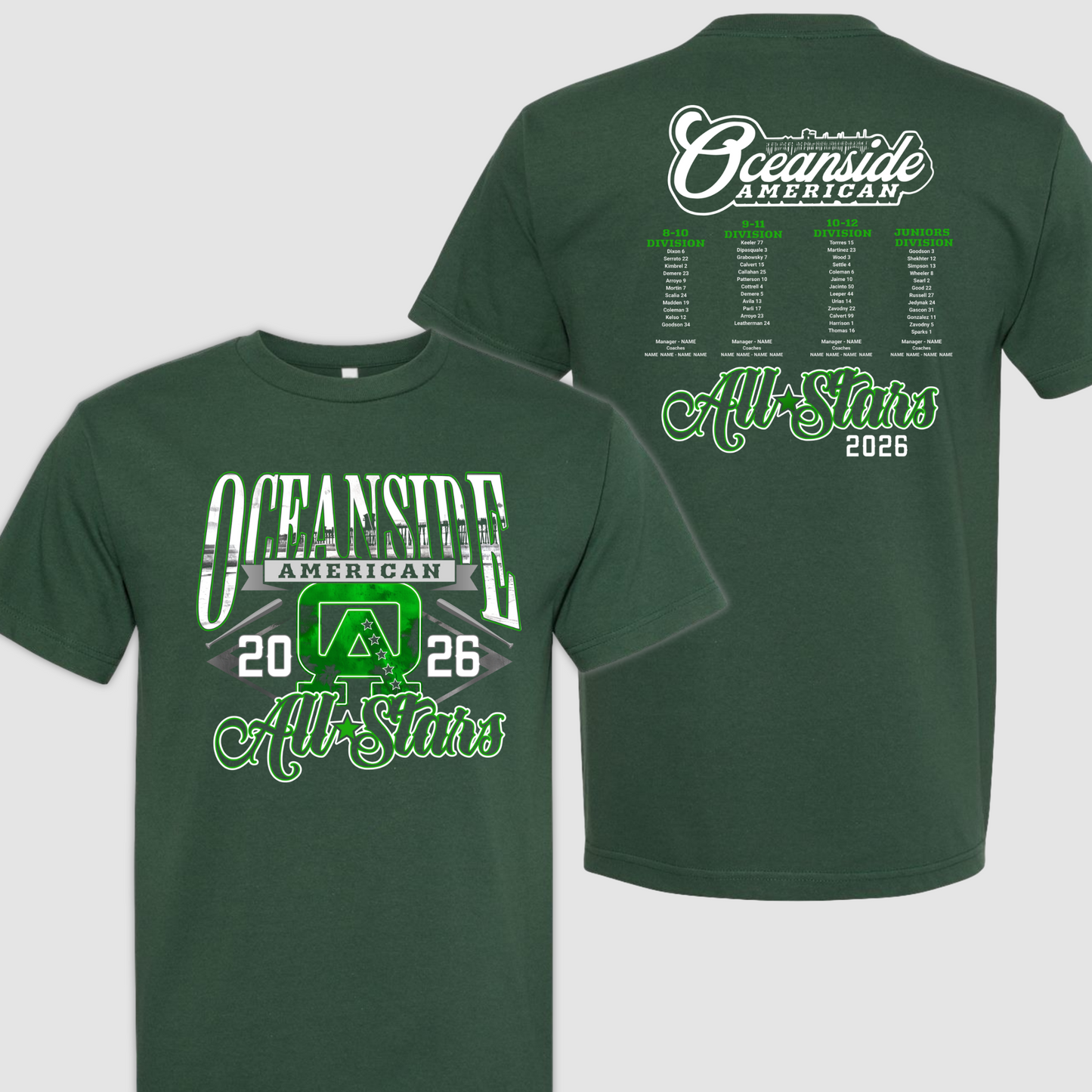 OALL 2026 ALL-STARS ROSTER Heavyweight Tee
