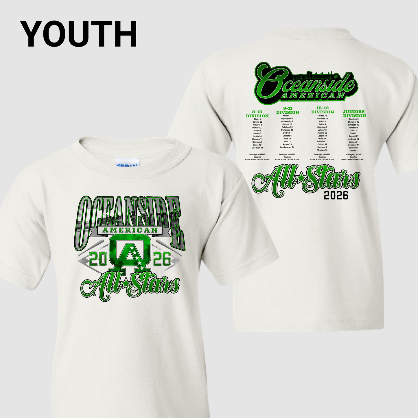 YOUTH OALL 2026ALL-STARS ROSTERS Tee